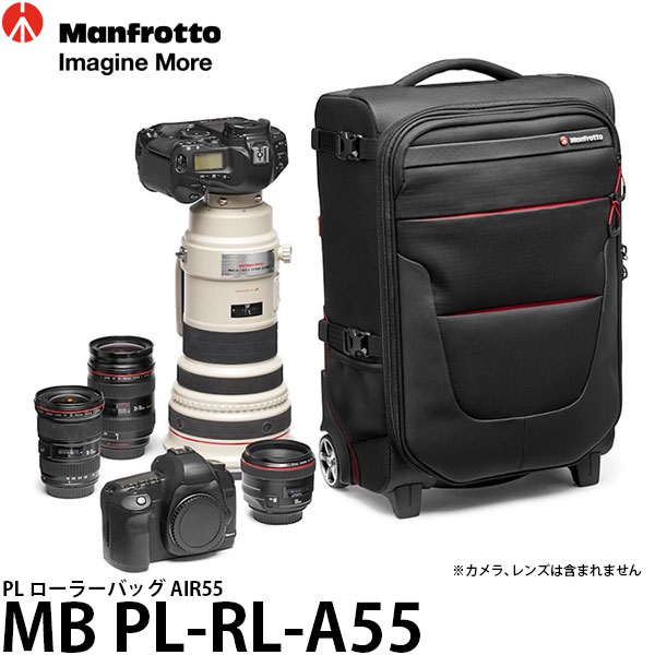 【送料無料】 マンフロット MB PL-RL-A55 PL ローラーバッグ AIR55 [400mm付き一眼レフカメラ＋交換レンズ2〜3本＋17インチノートPC収納可能/カメラバッグ/MBPLRLA55/Manfrotto]