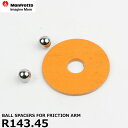 【メール便 送料無料】 マンフロット スペアパーツ R143.45 BALL SPACERS FOR FRICTION ARM ※欠品：ご注文より 約3ヶ月かかります