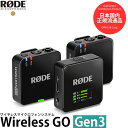 RODE Wireless GO Gen3 超小型ワイヤレスマイク ワイヤレスゴー 最新第3世代モデル WIGOGEN3 ブラック 【送料無料】【即納】