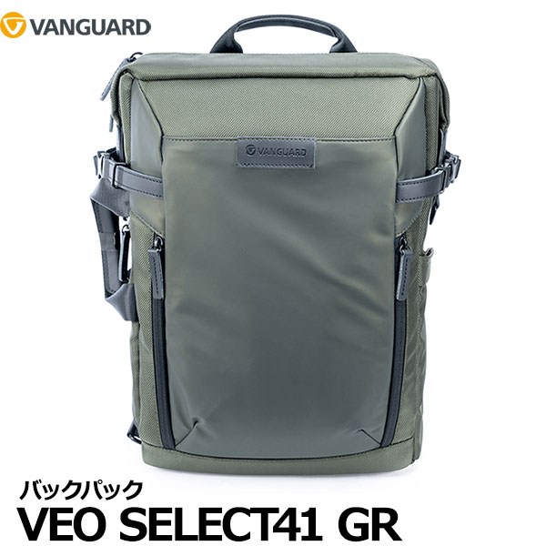 【送料無料】 バンガード VEO SELECT41 GR バックパック グリーン [カメラバッグ ヴィオセレクト 一眼カメラ 2Way vanguard 国内正規品]