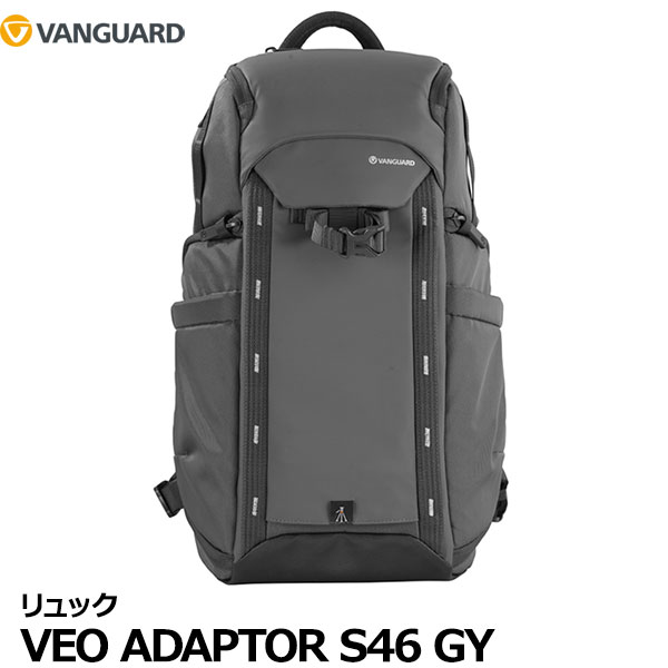 【送料無料】 バンガード VEOアダプター S46 GY リュック グレー [vanguard VEO ADAPTOR カメラバッグ 一眼レフ バックパック カバー付 国内正規品]