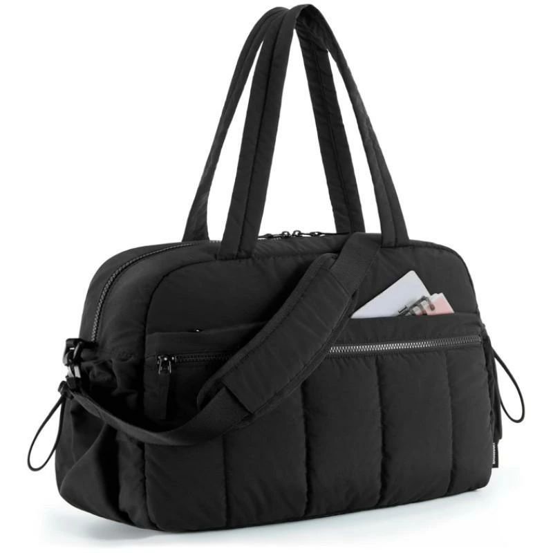 Carry Cases - 旅行用バッグ 大容量 スポーツジム用バッグ 男女兼用 乾湿分離 洗面用品収納可能 ベージュ ブラック ピンク ブラウン グリーン 42×19×30cm