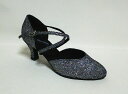 【BIGセール】【即納品】社交ダンス ダンスシューズ 社交ダンスシューズ ダンス用品 女性兼用シューズパーティー用シューズ 兼用シューズスパンコール生地 キラキ...