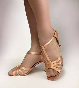 【即納品】【在庫商品】 社交ダンス シューズ レディース 【新商品】外反母趾に悩む方おすすめ ダンスシューズ 社交ダンスシューズ ダンス用品 女性ラテンシューズ ヒールキャップP-3対応(別売り)