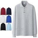 送料無料 長袖 ポロシャツ メンズ 綿100% POLO 長袖ポロシャツ ゴルフウェア カットソー 大きいサイズ 新作 楽天海外通販