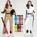 送料無料 スノーボード ウェア スキーウェア つなぎ レディース ワンピース スノボウェア スリム 防風 防水 保温 防寒 スキー場 雪場 雪遊びウィンタースポ...