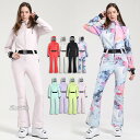 送料無料 スノーボード ウェア スキーウェア つなぎ レディース ワンピース スノボウェア スリム 防風 防水 保温 防寒 スキー場 雪場 雪遊びウィンタースポ...
