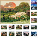 送料無料 40x50CM ぬりえ 塗り絵 数字油絵 大人 初心者向け 油絵セット 簡単 おうち時間 大人の塗り絵 アートパネル 数字塗り絵 フレーム付 油絵 ビ...