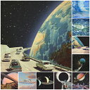 送料無料 40x40CM ぬりえ 塗り絵 数字油絵 宇宙 月 星 車 大人 初心者向け アートパネル 数字塗り絵 インナーフレーム付 油絵 ぬりえセット 知育玩...