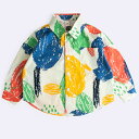 送料無料 子供服 長袖シャツ キッズ 花柄シャツ アロハシャツ 綿100% 胸ポケット 男の子 女の子 ガール ボーイ 子ども服 子供ウェア 夏服 落書き 90cm 100cm 110cm 120cm 130cm 140cm 楽天海外通販