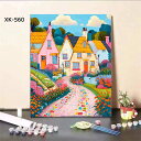 送料無料 ぬりえ 塗り絵 数字油絵セット アートパネル 数字塗り絵 インナーフレーム付 ぬりえセット 知育玩具 美術 手芸 diy 工作 癒し お絵描き カラフ...