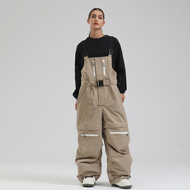 楽天市場】ビブパンツ スノーボード レディース（カラーベージュ）の通販