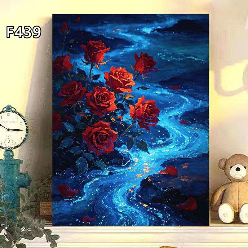 煌めく青い渓流と真っ赤なバラを描いた作品。 濃い闇の背景に、光沢のある青い水流が岩の間を蛇行し、花びらが水面に浮かんでいます。 寒色の水と暖かい赤いバラが強いコントラストを生み、幻想的で情熱的な雰囲気が魅力です。 夜の水面に浮かぶ赤いバラがモチーフ。 暗い海に揺れる波紋と青いきらめき、花と花びらが静かに漂っています。 月夜の海の儚くロマンチックな光景で、落ち着いた大人の雰囲気を演出します。 宇宙のような紫色の背景が特徴的。 中心に大輪の赤バラ、周囲に青い光の渦と星屑が広がり、水滴が花びらに輝いています。 神秘的な光の表現が美しく、ファンタジックな印象を与えます。 星空の下、岩場から海へ伸びる赤いバラの枝。 青い波が岩に打ち寄せ、水しぶきがきらきらと光ります。 闇夜の海と鮮やかな薔薇が織り成す、情熱と静寂が共存した芸術的な一枚です。 商品説明 商品内容 塗り絵セット セット内容 数字が印刷された白抜きキャンバス1枚(インナーフレーム付） 筆 アクリル絵の具 壁がけ用フックとネジ 生産国 中国 納期 【配送に関する重要なお知らせ】 本商品はアクリル絵の具を含んでいるため、海外発送は特別な輸送チャネルを通す必要がございます。 そのため、配送には通常よりお時間を頂戴しますことをあらかじめご了承ください。 【通常の流れ】: 発送まで：ご注文後、5営業日以内に発手配いたします。 お届けまで：発送後、お届けまでに1〜2週間程度を要する場合がございます。 注意書き ※手塗りのペイント商品となりますので、完成時に見本と多少の誤差が生じる場合もございますのでご了承くださいませ。 ※モニターの発色により実物と色味が多少異なる場合がございます。 活用イベントのご提案 ギフト 記念日 年末年始 プレゼント サプライズ お祝い 誕生日プレゼント 結婚記念日 バースデー 自由研究 冬休み 春休み 夏休み 子ども 塗り絵 小学生 工作 インテリア 絵画 DIY絵画 趣味 手作りプレゼント 母の日 父の日 バレンタイン ホワイトデー お盆 敬老の日 連休 雑貨 おしゃれ 絵画 壁掛け インテリア 　 自由研究 小学生 キット　自由研究 女の子　 自由研究 男の子　趣味　 ひとり　大人から始める趣味　おうち時間充実アイテム　おうち時間充実グッズ　福利厚生　手作りギフト おしゃれギフト　 DIY プレゼント ハンドメイド　雑貨　週末　おこもり　おうち休日　おうち時間 自粛生活　 巣ごもりグッズ 暇つぶし グッズ 頭の体操 入院 便利 グッズ 手作りキット 大人 工作 キット 工作キット 子供 ハンドメイド雑貨 手作りキット 子供 ハンドメイド キット おうち時間グッズ おうち時間キット おうち時間 キット お家時間 リラックス ぬりえ バレンタイン チョコ以外 おしゃれ 飾り かわいい 装飾 手作り バレンタイン 花 子供 プレゼント プチギフト モンステラ プルメリア アートポスター フレーム付き アートパネル インテリア 小さい アート パネル アートパネル アートポスター 運気が上がる絵 ファブリックパネル 絵画 インテリアアートパネル 壁掛け 玄関 絵 ファブリックパネル 玄関 開運 絵画 風水 玄関 おすすめ キャンバス アート インテリア 壁掛け 北欧 北欧アート オススメご利用場所 店舗　カフェ　おうちカフェ 喫茶店　BAR　バー おうちバー バーごっこ　バル　ホテル　レストラン　アメリカンダイナー　飲食店　居酒屋　スパ　テレビ局　撮影スタジオ セット　ライブハウス　美容院　美容室　理容院　理容室　デザイナーズマンション　賃貸部屋　賃貸マンション　ワンルームマンション　ガレージ　車庫　倉庫　物置 お家の中の飾れる場所アイデア 自宅　家 部屋の内装　狭い部屋　ワンルーム　男子部屋　女子部屋　大人の小部屋　書斎　子供部屋　リビングルーム　リビング　デスク　勉強机　テーブル　ラック　ダイニング　キッチン　寝室　床の間　トイレ　洗面所　玄関　廊下 本棚　飾り棚　ドア　扉　棚　冷蔵庫　ベランダ　ガレージ　車庫　駐車場　屋外　庭　ガーデニング　応接室　ロビー　エレベーター　エレベーターホール　客室　個室　脱衣所 おうちじかん　おうち時間 こんな物をお探しの方にオススメ 暇つぶし おもちゃ　暇つぶし 子供 グッズ　入院 大人 暇つぶし　アートパネル モダン　アートパネル 北欧　アートパネル モダン 玄関　アートパネル 風景　アートパネル モノクロ　アートパネル モノトーン　　ペイントバイナンバー　アート　ボード　アートボード タペストリー グッズ 頭の体操 脳活 脳トレ 高齢者 アタマのトレーニング 指先 入院 便利 リハビリグッズ リハビリ グッズ お部屋の模様替え グッズ SNS映え　お部屋づくり　外出自粛　お手頃価格のインテリア 小さい　ミニ　ミニサイズ　カフェ風インテリア 雑貨　デザイナーズ家具　オブジェ　リプロダクト　照明　壁面装飾　壁面飾り　壁画　壁掛け　壁掛けアート　壁かけアート　壁かけ専門　壁飾り　飾り　壁に飾る 飾る オーナメント　タペストリー　ウォールアート　ウォールパネル　モダンアート　ミニアート　絵画 画像　アート パネル　アートパネル　インテリアアートパネル　 初心者 上級者 セット 上級者 初心者セット 四角 スクエア バンクシー 額縁 桜 動物 大型 お城 犬 ダイアモンドアート ダイアモンドアートキット ダイアモンドアートセット アートフレーム　アートパネル・アートボード　アートボード　アートポスター　ポスターフレーム　poster　サインボード　サインプレート　木製看板　木製アート看板　ウッドボード　ウォールプレート　ウォールステッカー　ウォールシール　ステッカー　壁かざり用ポストカード　壁紙　装飾品　アイテム　グッズ　置物　DIY用品　輸入雑貨　アメリカン雑貨　アメ雑貨　USA雑貨　ヴィンテージ雑貨　ビンテージ雑貨　壁飾り　壁デコ　デコレーション　ウォールデコレーション　装飾　飾り付け　絵　絵画　イラスト　装飾画　壁面装飾　壁に吊るす　プリント　飾り付け 飾りつけ　店内ディスプレイ　ホームパーティー　イベント　ビンゴ　景品　SNS映え　人気　おしゃれ　お洒落　オシャレ　彩り　インパクト　ニッチ　イメージアップ　ナチュラル　シンプル　カントリースタイル　ブルックリンスタイル　癒し　元気　幸せ 　こだわり　珍しい　目隠し　アクセント　ドラマ撮影　映画撮影　おうち時間　テレワーク　リモートワーク　ZOOM　ZOOM会議　ズーム　ズーム会議　背景　実用的　お手軽　新生活　一人暮らし　独り暮らし　二人暮らし　夫婦暮らし　引っ越し　引越し　模様替え　改築　改装 注意事項 ・お客様が通常と同じお買い物ステップで安心して海外の商品を購入できるよう、楽天市場から指定を受けた委託先である（株）コマースロボティクスが、当店の店舗運営業務を行います。 ・当店でご購入された商品は、原則として、「個人輸入」としての取り扱いになり、全て中国からお客様のもとへ直送されます。 ・個人輸入される商品は、全てご注文者自身の「個人使用・個人消費（日本に居住する者に寄贈される物で、当該寄贈を受ける者の個人的な使用に供される場合を含みます。）」が前提となります。第三者への譲渡・転売が法令で禁止されるもの（医薬品、医薬部外品、化粧品等を含みますが、これに限られません。）もございますのでご注意下さい。 ・通関時に関税・輸入消費税が課税される可能性があります。課税額はご注文時には確定しておらず、通関時に確定しますので、商品の受け取り時に着払いでお支払いください。詳細はこちらご確認下さい。 ・色がある場合、モニターの発色の具合によって実際のものと色が異なる場合がある。