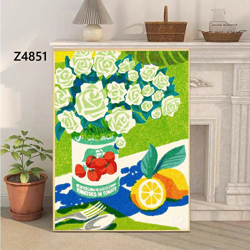 送料無料 13色 塗り絵 レトロ食卓・フルーツ静物画 数字油絵 数字塗り絵 数字油絵セット ぬりえ 油絵風 絵画 DIY絵 お絵描き 油絵キット アクリル絵画 ナンバー油絵キット 30x40cm 楽天海外通販