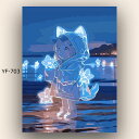 送料無料 塗り絵 数字 油絵 数字塗り絵 数字油絵セット 大人の塗り絵 ぬりえ インナーフレーム付 初心者向け 油絵風 絵画 美術品 DIY絵 インテリア お絵描き 光る天使 輝く 星柄 女の子柄 可愛い子供柄 海 ビーチ ブルー 楽天海外通販