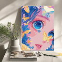 送料無料 塗り絵 数字 油絵 数字塗り絵 数字油絵セット 大人の塗り絵 ぬりえ インナーフレーム付 初心者向け 油絵風 絵画 美術品 DIY絵 インテリア お絵描き 美女柄 楽天海外通販