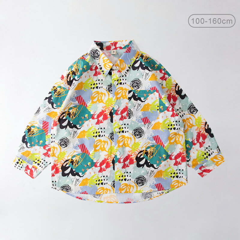 送料無料 子供服 長袖シャツ キッズ 長袖 シャツ 綿100％ カジュアルシャツ 男の子 女の子 ガール ボー..