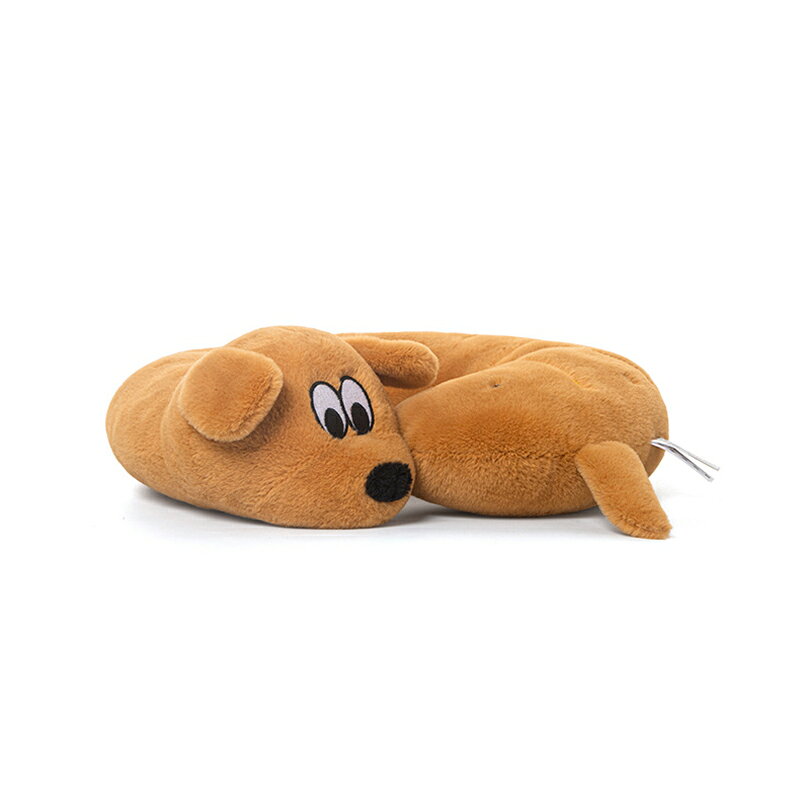 送料無料 子犬 U 型ネックピロー オリジナル正規品 全長約 30cm ふわふわ毛素材 車 飛行機用首枕 インテリア雑貨 誕生日プレゼント 楽天海外通販