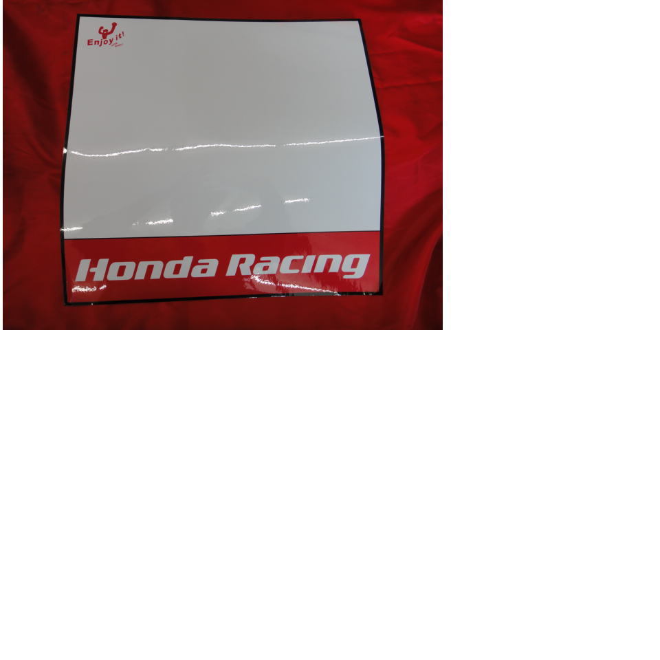 HONDA Racing　ゼッケンベース