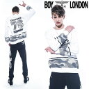 HE SHE 送料無料 【ボーイロンドン】 BOYLONDON KOREA B61MT06U80 ビックシルエット オーバーサイズ オーバーフィット ユニセックス ストリート ファンキー トレーナー MTM スウェット