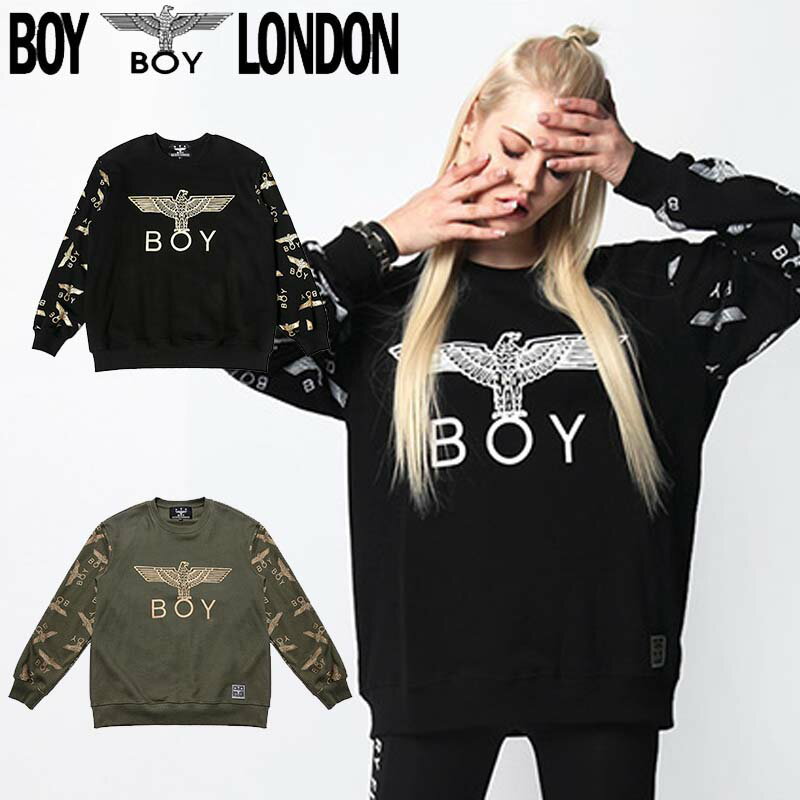 特価セール★HE&SHE [送料無料] 【ボーイロンドン】 BOYLONDON ユニセックス ストリートファッション トレーナー MTM スウェット B73MT03U　メンズトレーナー　レディーストレーナー