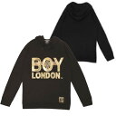 HE SHE 送料無料 【ボーイロンドン】 BOYLONDON KOREA B33MT41U99 ビックシルエット オーバーサイズ オーバーフィット ユニセックス ストリート ファンキー トレーナー MTM スウェット