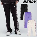 nerdyymfBz [] 2021SS RGB LOGO TAPE TRACK PANTS Se[vgbNpc nerdy W[W JWA mfB[ W[W pcS3J[