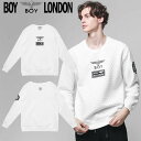 HE SHE 送料無料 【ボーイロンドン】 BOYLONDON KOREA B63MT30U80 ビックシルエット オーバーサイズ オーバーフィット ユニセックス ストリート ファンキー トレーナー MTM スウェット