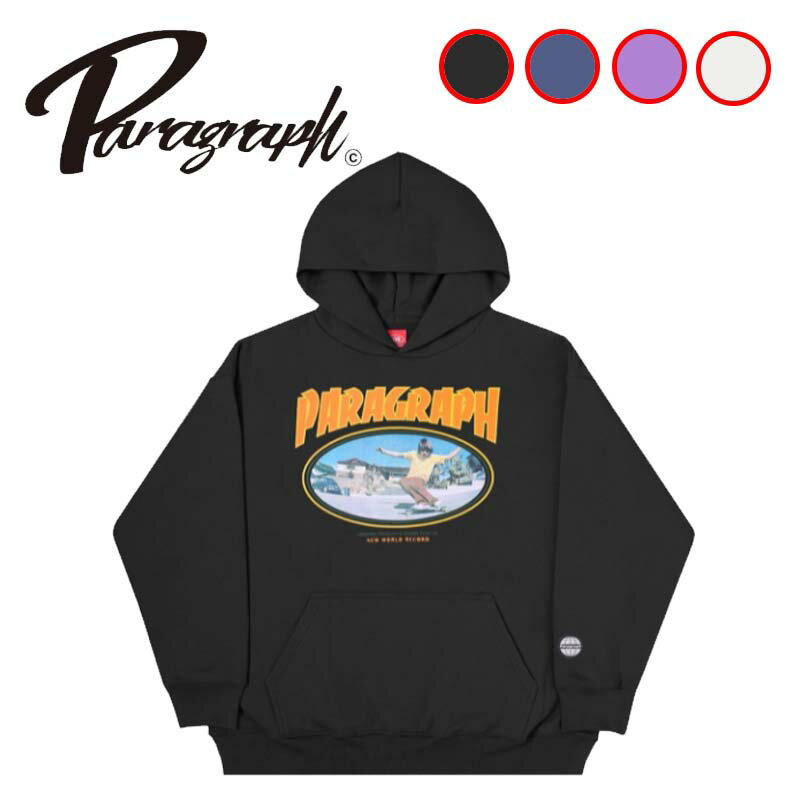 PARAGRAPH   2021FW ボーイパーカー NO.09 BOY HOODIE ユニセックス ストリート カジュアル フード フーディ パーカー プルオーバー PULLOVER 全4カラー