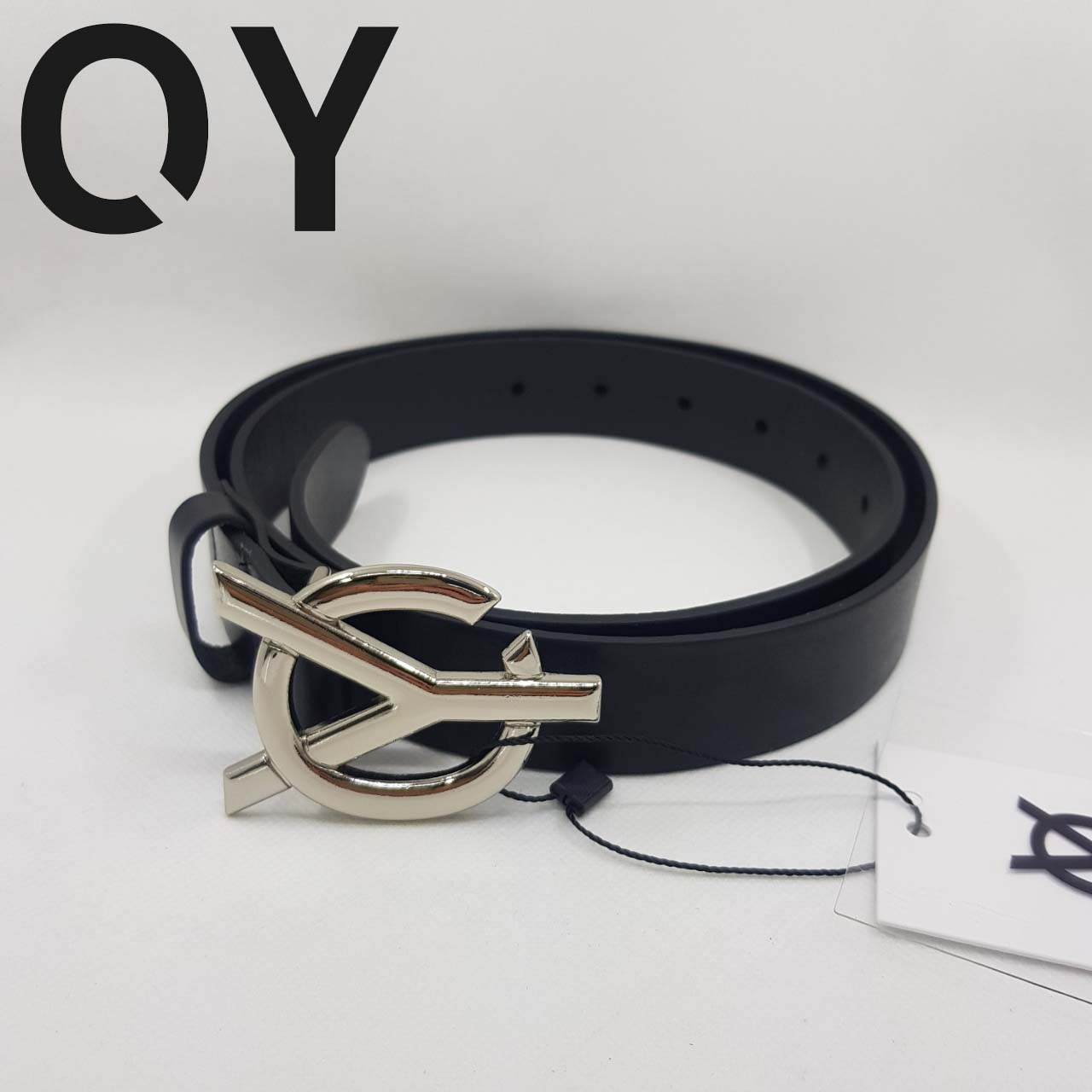 OY (オーワイ) 【送料無料】 ストリート 21SS 韓国ファッション レディース メンズ ユニセックス ベルト BELT レザー LEATHER LOGO LEATHER BELT2