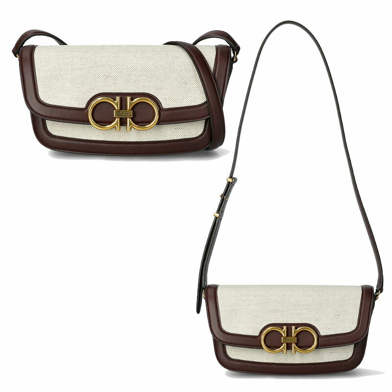 乐天商城 - HE&SHE [送料無料] FERRAGAMO★レディースガンチニスタジオショルダーバッグ レディース レザーバッグ トートバッグ 2WAYバッグ プレゼント 213475 0759962