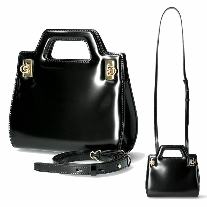 乐天商城 - HE&SHE [送料無料] FERRAGAMO★レディースワンダミニトートバッグ レディース レザーバッグ ハンドバッグ ショルダーバッグ 2WAYバッグ プレゼント 213485 0760348