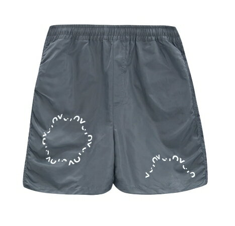 HE&SHE OY 【オーワイ】 [送料無料] 22SS ROUND LOGO NYLON SHORT PANTS ラインドロゴナイロンハーフパンツ ジャージパンツ ストリート カジュアル ユニセックス ショートパンツ ショーツ