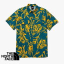 HE&SHE [送料無料] ノースフェイス 正規品 23SS THE NORTH FACE M'S ROCK ROAM S/S SHIRT NH8SP29 ハワイアンシャツ バカンス 旅行 胸ポケット アロハシャツ 吸湿速乾 シャツ