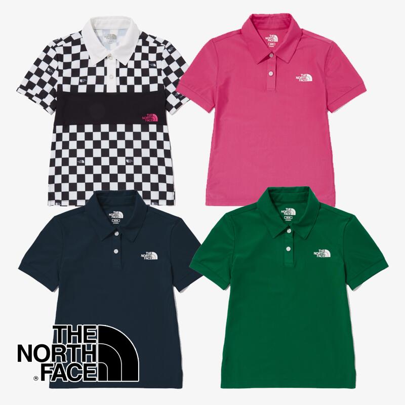 楽天HE＆SHEHE&SHE [送料無料] ノースフェイス 正規品 W'S FIELD S/S POLO NT7PP30 ノースフェイス半袖 半袖Tシャツ カラーTシャツ ベーシック シンプル 男女兼用 メンズ ポロシャツ レディース ポロシャツ カジュアル 配色 ルーズフィット 無地 ポロシャツ 冷感素材 涼しい素材