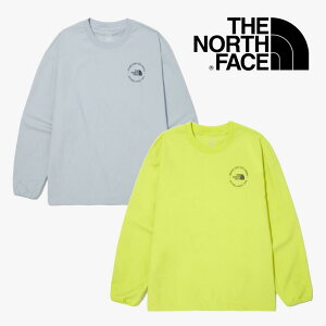 HE&SHE [送料無料] 【ノースフェイス正規品】 THE NORTH FACE BANFF CREWNECK SWEATSHIRT NM5MN02 ユニセックス 男子男性メンズトレーナー 女子女性レディーストレーナー 無地ロゴ 冷感素材 メッシュ ナイロン 長袖Tシャツ