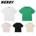 NERDY ノルディ HE SHE 送料無料 2023SS エッセンシャル半袖Tシャツ ESSENTIAL SHORT SLEEVE T カットソー プルオーバー ユニセックス 韓国ブランド 韓国ファッション 新品 スポーティ カジュアル ストリート ペアルック カップルルック 少女時代 テヨン