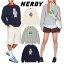 NERDY ノルディ HE&SHE [送料無料] 2023SS クレバーネディートレーナー CLEVER NEDY SWEAT SHIRTS トレーナー MTM プルオーバー ユニセックス 韓国ブランド 韓国ファッション 新品 スポーティ カジュアル ストリート ペアルック カップルルック 少女時代 テヨン