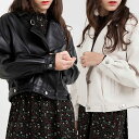 HE&SHE [送料無料] MINSMER [IJ-07] LOOSE PROFILE GOAT LEATHER JACKET ルーズプロフィールゴートレザージャケット レディース 女性 女子 ストリート カジュアル アウター 大人気 レザージャケット 韓国ブランド 韓国ファッション