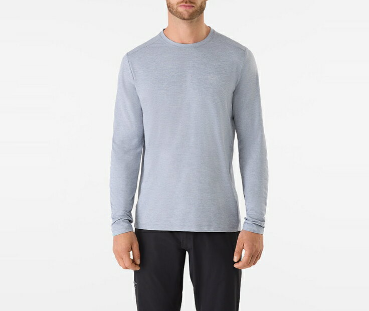 HE&SHE [送料無料] ARC'TERYX アークテリクス CORMAC CREW NECK SHIRT LS コマッククルーネック長袖Tシャツ メンズ 男性 男子 裏起毛 プルオーバー Tシャツ カットソー アクティビティ 運動 山登り 汎用 保温 伸縮性 吸湿 ATMFMX5929