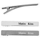 Matin Kim(マーティンキム) 【送料無料】MATIN LETTERING HAIR STYLING CLIPS SET IN SILVER