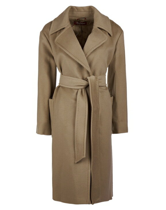 乐天商城 - HE&SHE [送料無料] MAX MARA★レディースベルナドウールコート BERNARD 006 レディース ハイクォリティー レディースコート ベルト付き トレンチコート レディースファッション 女性 女子