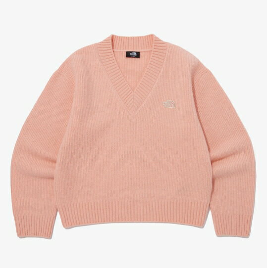 HE&SHE [送料無料] ノースフェイス THE NORTH FACE KOREA ウーマンホバートVネックセーター W'S HOBART V-NECK SWEATER レディース 女性 女子 ストリート スポーティ カジュアル ジップアップ ニット 韓国 WHITE LABEL ホワイトラベル NT7AP52