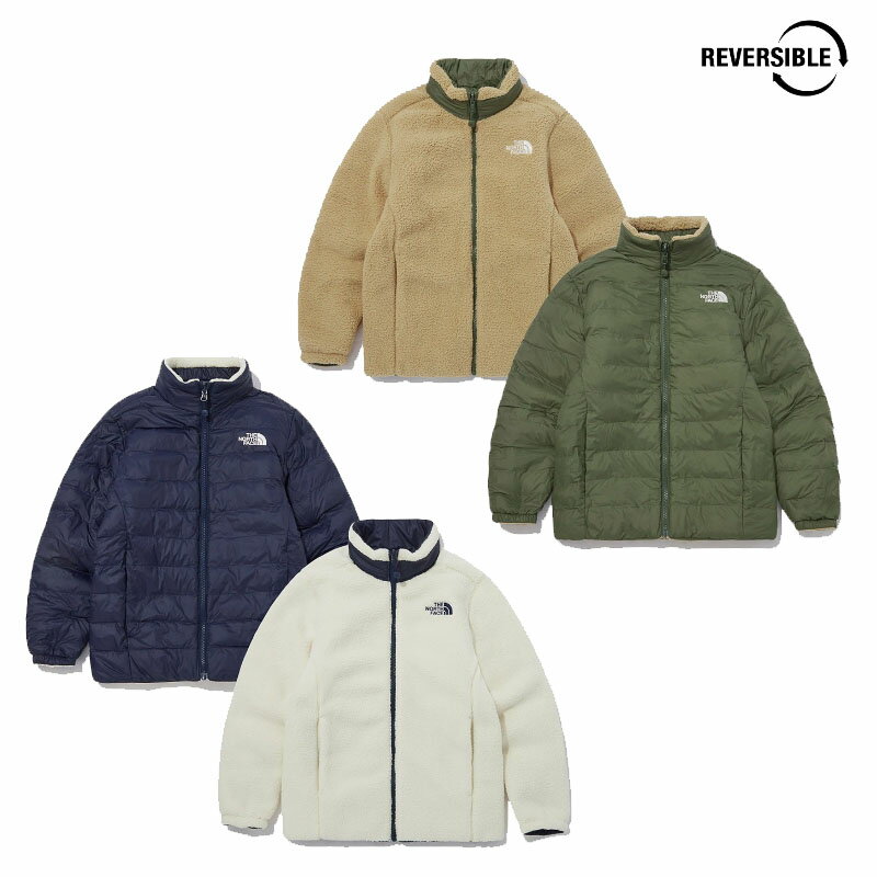 ザ・ノース・フェイス ダウンジャケット レディース HE&SHE [送料無料] ノースフェイス THE NORTH FACE KOREA キッズフルッフリバーシブルジャケット K'S FLUFF RVS JACKET ユニセックス キッズ 男の子 女の子 ストリート カジュアル スポーティ ダウンジャケット フリースジャケット NJ3NP55