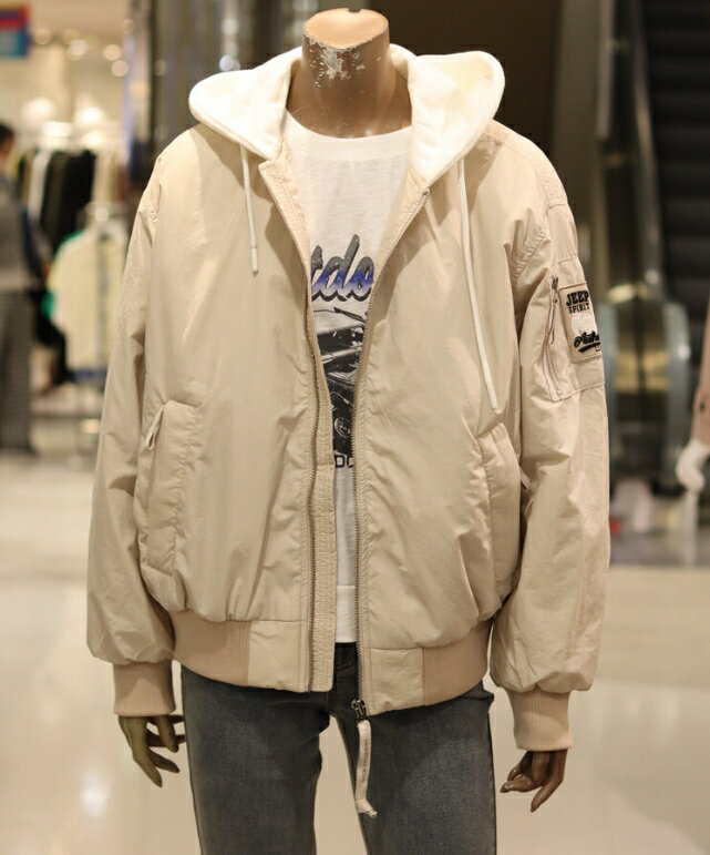 HE&SHE [送料無料] ジープ JEEP フーディッドパーディングMA-1ジャンパー Hooded Padding MA-1 Jumper メンズ レディース ユニセックス ダウンジャケット 空港ジャンパー ストリート カジュアル スポーティ アウター アウトドア JO3JPU256