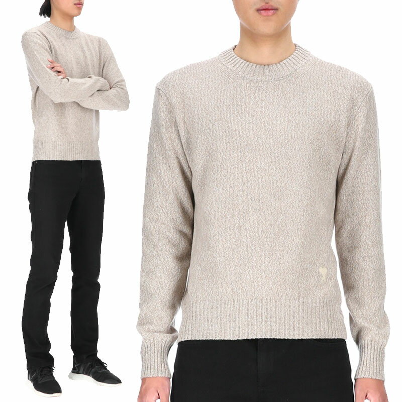 HE&SHE [����̵��] AMI PARIS ���ߥѥꥹ �ϡ��ȥ��������ߥ�˥åȥ������� HEART LOGO CASHMERE KNIT SWEATER ...