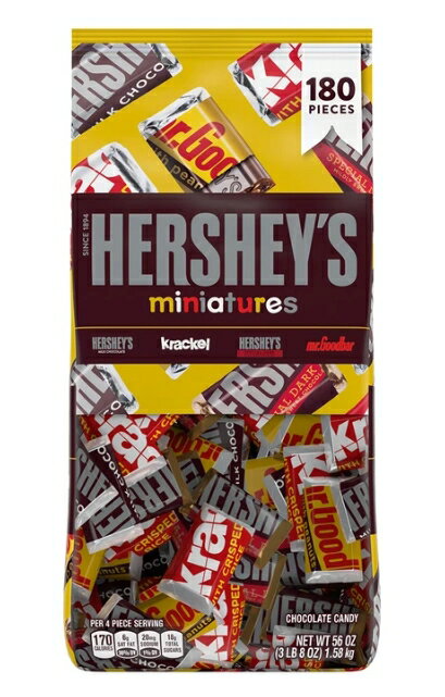 n[V[ HERSHEY'S HE&SHE  Hershey's Miniature Chocolate 1.58kg n[V~j`A`R[g َq e