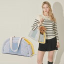 FOR EVERYBARI (フォーエブリバリー) HE&SHE【送料無料】TWEED PARK BAG ツイードパークバッグ ペット用品 犬散歩 お出かけ ショルダーキャリーバッグ 猫兼用 ペットキャリア 犬キャリア ペットアイテム クッションバッグ 出かけバッグ 韓国ブランド