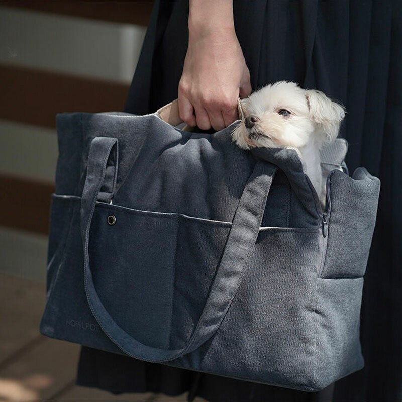 Knapsack Carrier - HOWLPOT ハウルポット HE&SHE【送料無料】 DAY BAG デイバッグ ペット用品 犬散歩 お出かけ ショルダーキャリーバッグ 猫兼用 ペットキャリア 犬キャリア ペットアイテム クッションバッグ 出かけバッグ 韓国ブランド