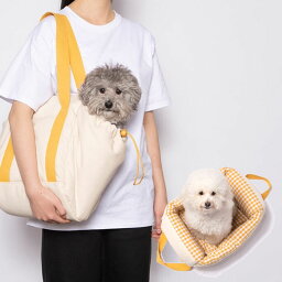 BETTERS ベラルズ HE&SHE【送料無料】 IKEKO BAG イケコバッグ ペット用品 犬散歩 お出かけ ショルダーキャリーバッグ 猫兼用 ペットキャリア 犬キャリア ペットアイテム クッションバッグ 出かけバッグ ピクニック 韓国ブランド